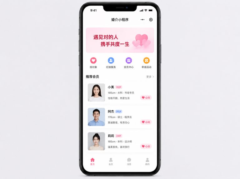 和县婚介所管理小程序